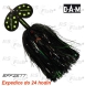 Effzett Pike Rattlin Spiner - black demon