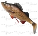 Ripper DAM Effzett Natural Perch Paddle Tail - Chub