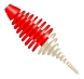 Cormoran Belly Rib - barva red / white
