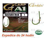 Háček Gamakatsu G-Carp A1 Specialist Hook Camo Green