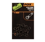 FOX Edges Flexi Ring Swivels - velikost 11 - CAC609