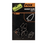 FOX Maggot Clips - velikost 8 - CAC525
