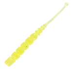 Mustad AJI Worm - Plu - Plu - barva UV Clear Chatreuse (MAJI-PLU-2-5)