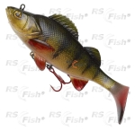 Ripper DAM Effzett Natural Perch Paddle Tail - barva Perch