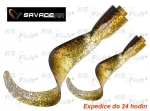 Náhradní ocasy Savage Gear 3D Hard Eel - barva Olive Gold