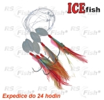 Návazec na moře Ice Fish - peří fluo 1145