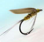 Muška RS Fish Mokrá MM13 - Světlá mokrá olivka