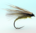 Muška RS Fish Suchá SM14 - Olivový CDC Chrostík