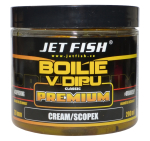 Boilies v dipu Jet Fish Premium Classic - Cream / Scopex