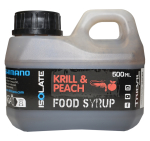 Atraktant Shimano ISOLATE Food Syrup - Krill & Peach 500 ml