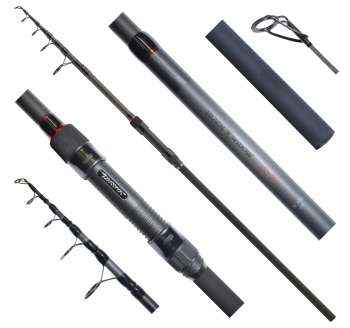 Prut Daiwa Black Widow Tele Carp 3,6 m - 3 lbs