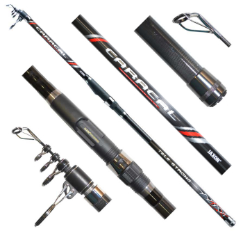 Prut Jaxon Caracal Tele Strong 420 cm - 50 - 150 g + druhý zdarma