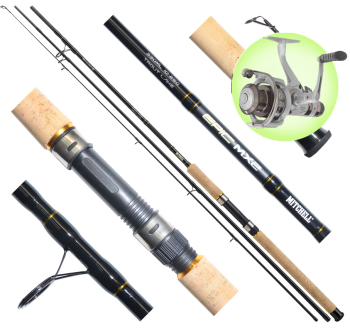 Prut Mitchell Epic MX2 Lake 333 cm - 10 - 25 g + naviják Mitchell Avocet RZ 2000R