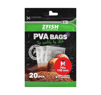 PVA sáčky Zfish - velikost M - 70 x 110 mm