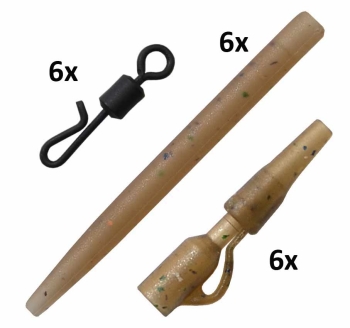 Závěs na zátěž Extra Carp Camou Heavy Lead Clip Set 95-4025