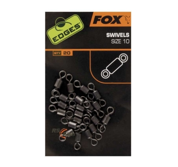 FOX Edges Swivels - velikost 10 - CAC534