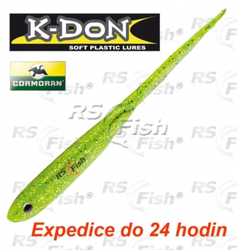 Smáček Cormoran K-DON S2 Spearl Tail - barva green chatreuse - 5 ks