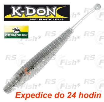Smáček Cormoran K-DON S5 Tricky Tail - barva pearl silver - 5 ks