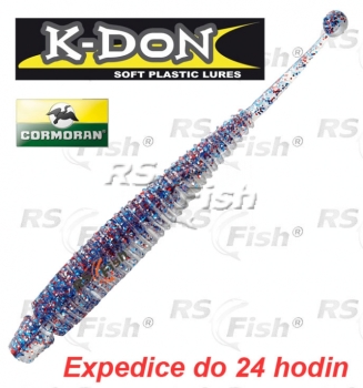 Smáček Cormoran K-DON S5 Tricky Tail - barva blue red shiner - 5ks