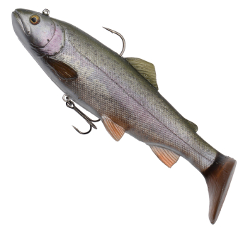 Ripper Savage Gear 4D Trout Rattle Shad - barva Rainbow Trout