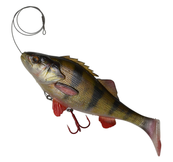 Ripper Savage Gear 4D Line Thru Perch Shad - barva Perch