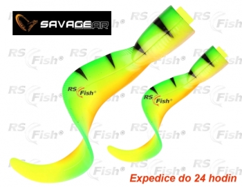 Náhradní ocasy Savage Gear 3D Hard Eel - barva Firetiger