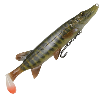 Ripper Savage Gear 4D Pike Shad - Striped Pike 61786