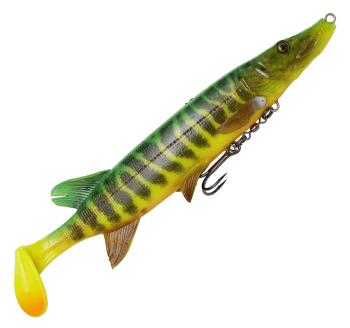 Ripper Savage Gear 4D Pike Shad - Firetiger 61787