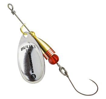 Třpytka Cormoran Bullet Single Hook - stříbrná