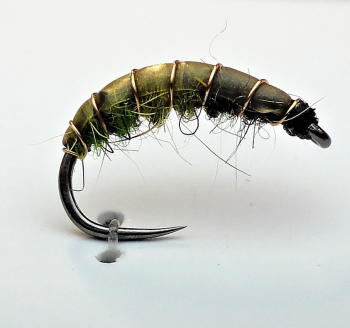 Muška RS Fish Blešivec CN28 - SLF olivově hnědý blešivec