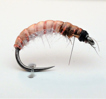 Muška RS Fish Blešivec CN33 - Růžovo hnědý poustevník V2