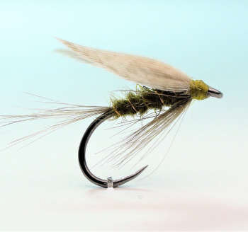 Muška RS Fish Mokrá MM14 - Tmavá mokrá olivka