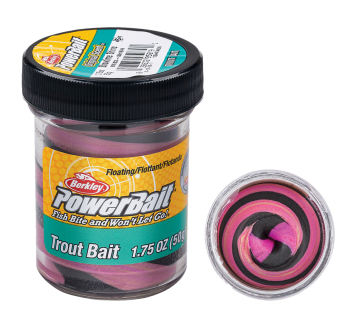 Berkley PowerBait Trout Dough Bait Swirls - Showtime Shine - 1543406