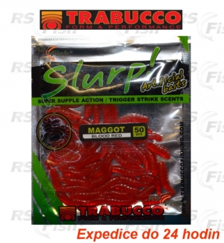 Červi Trabucco Slurp! Maggots Blood Red