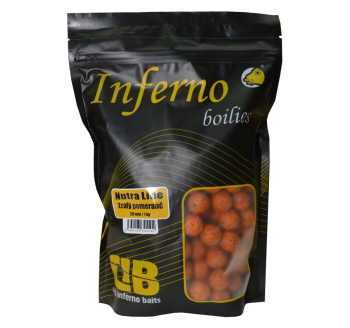 Boilies Carp Inferno Nutra Line - Zralý Pomeranč - 1 kg
