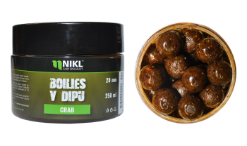 Boilies v dipu Nikl - Crab