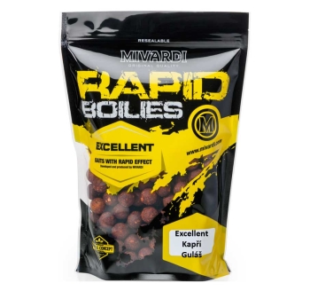 Boilies Mivardi Rapid Excellent - Kapří Guláš