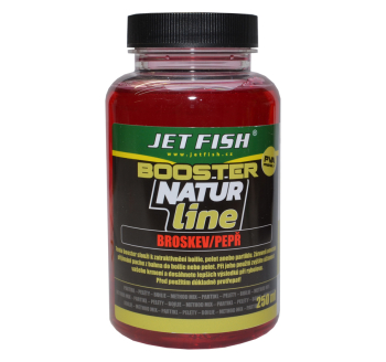 Booster Jet Fish Natur Line - Broskev / Pepř - 250 ml