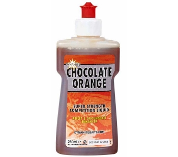 Posilovač Dynamite Baits XL Liquid Chocholate Orange 250 ml