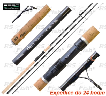 Prut SPRO 3 Kraft All-Round 330 cm - 50 - 100 g - 3 díly