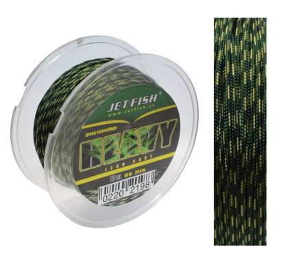 Šňůra s olověným jádrem Jet Fish Heavy Camouflage Green