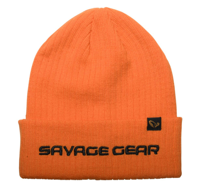 Čepice Savage Gear Fold-Up Beanie Sun Orange