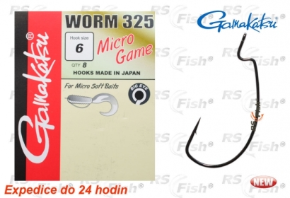 Háček Gamakatsu Worm 325 Micro Game