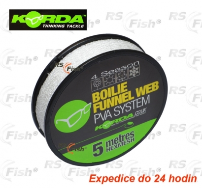PVA síťka Korda Boilie Funnel Web Hexmesh - náhradní
