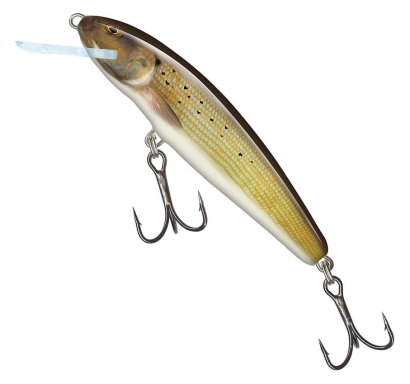 Wobler Salmo Minnow - barva Grayling