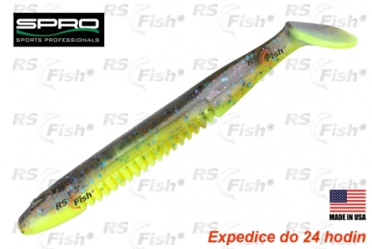 Ripper SPRO Komodo Shad - barva Chatreuse Belly