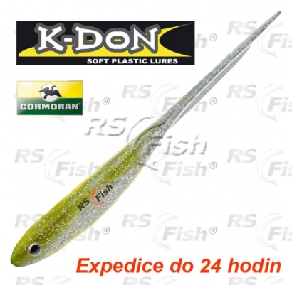 Smáček Cormoran K-DON S2 Spearl Tail - barva yellow flitter - 5 ks