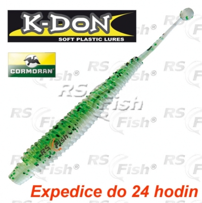 Smáček Cormoran K-DON S5 Tricky Tail - barva green shiner - 5 ks