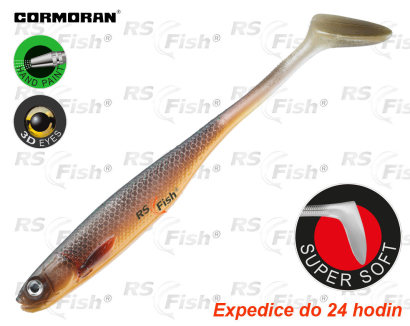 Ripper Cormoran Crazy Fin Shad - barva Black Aggressor