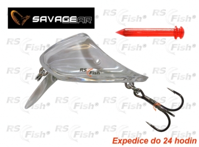 Hlava s lopatkou Savage Gear 4Play Lipscull - barva čirá